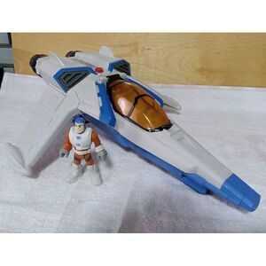 Imaginext Disney 2021 Pixar XL Lightyear Spaceship Light Sound With Figure Works